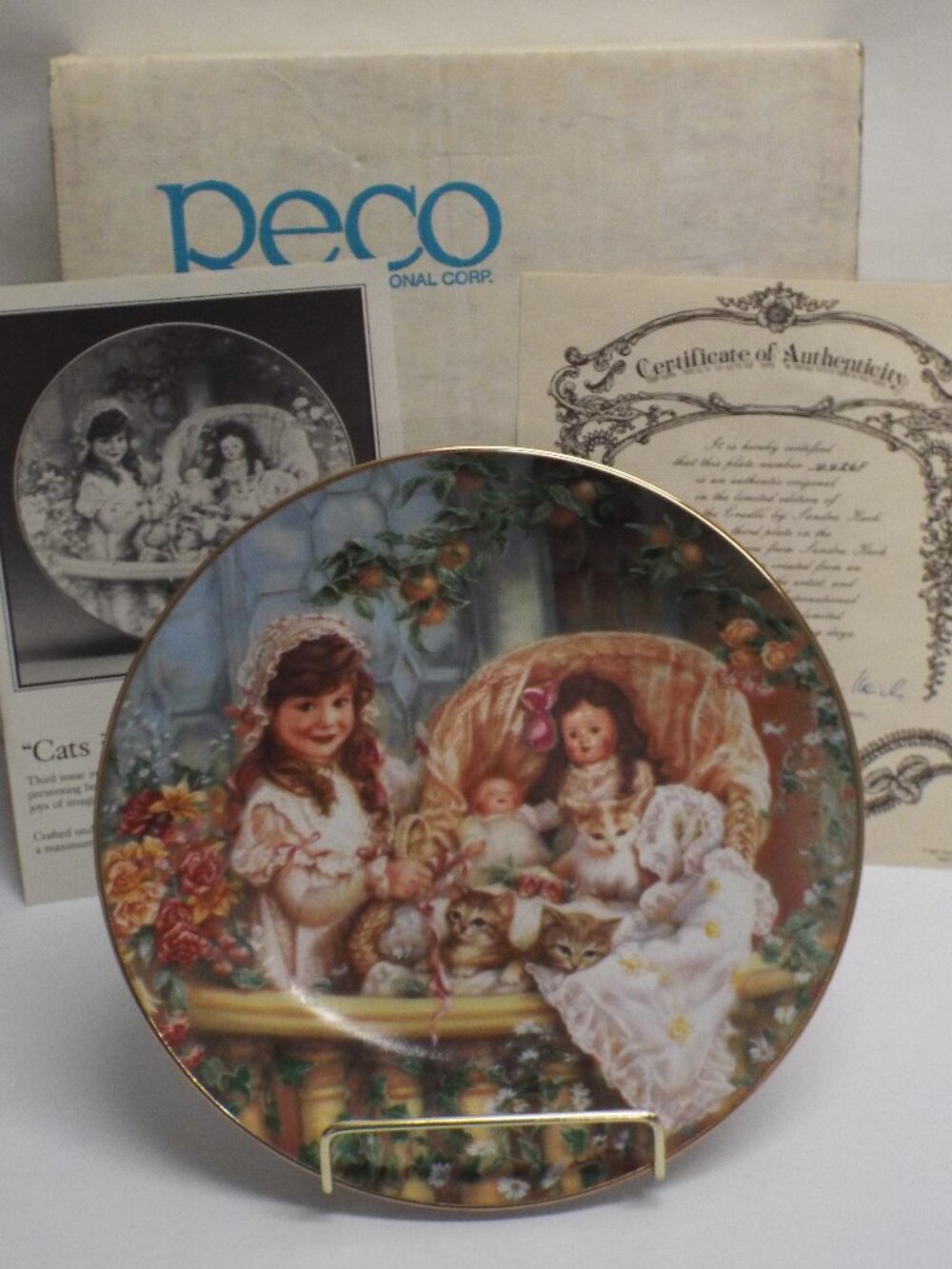 RECO "Cat's In The Cradle" Collector's Plate Limited Edition - COA & Packaging